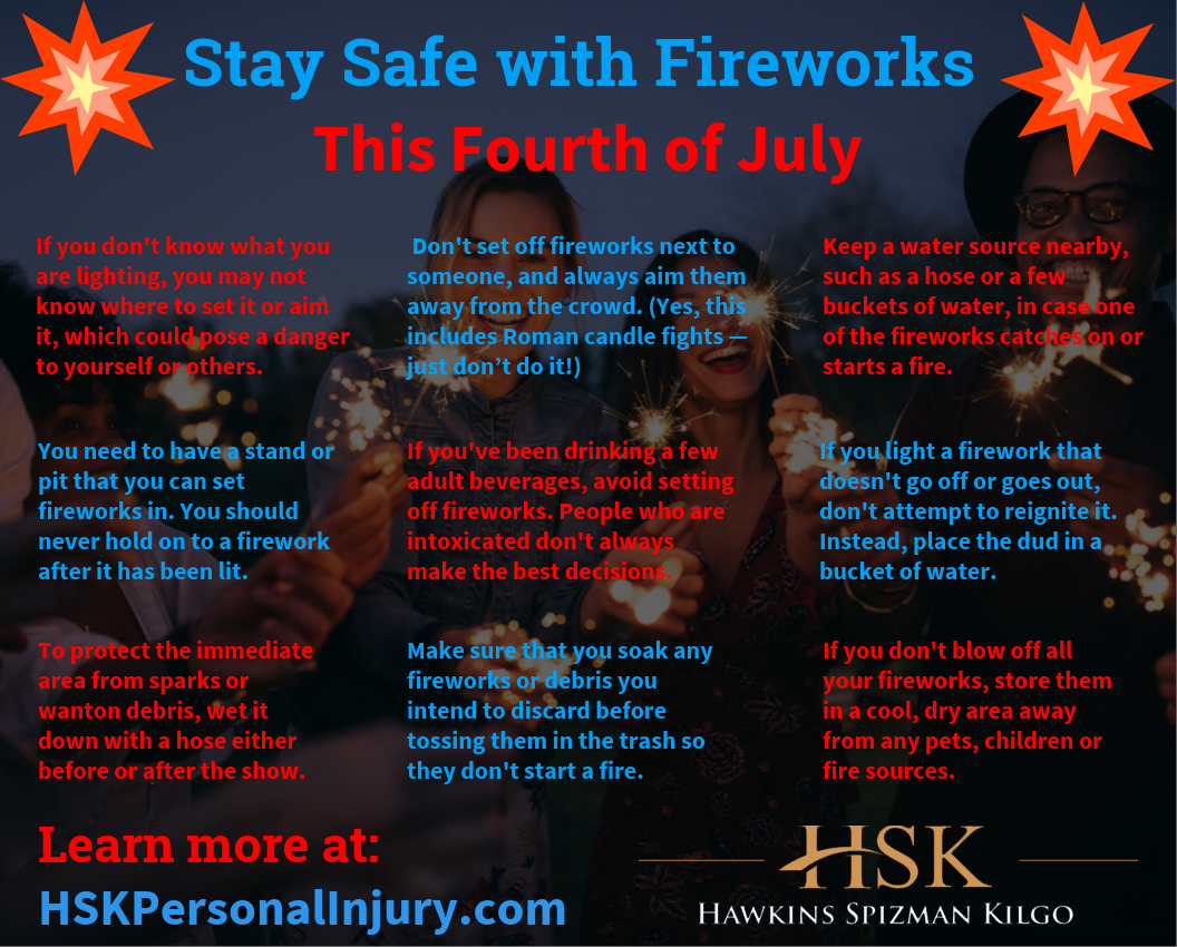 Stay Safe with Fireworks This Fourth of July infographic
